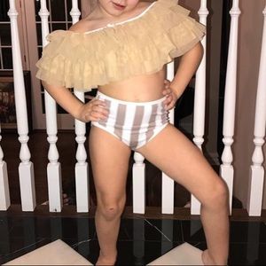 Ruffle 2 piece swimsuit from Fancy Shmancy